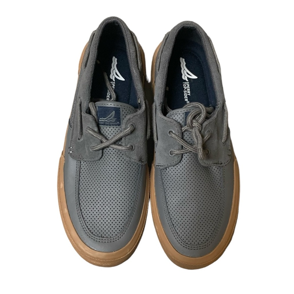 Men’s Sperry Gray & Tan Sneaker size 8.5